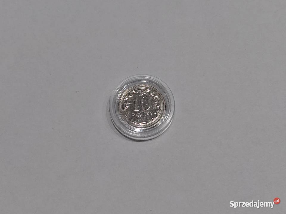 Moneta obiegowa 10 groszy NBP Numizmatyka Koronowo