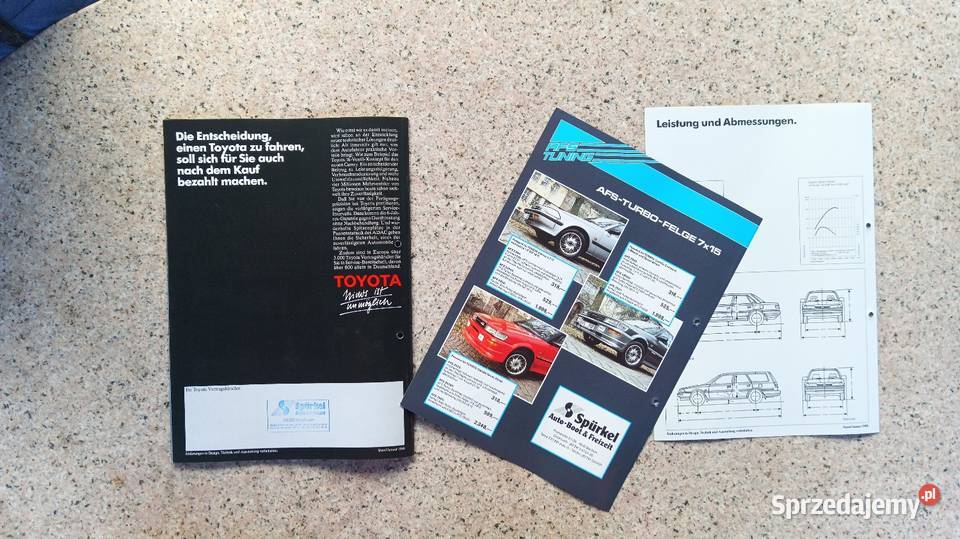 TOYOTA Camry V20 Prospekt Pozostałe śląskie Bytom