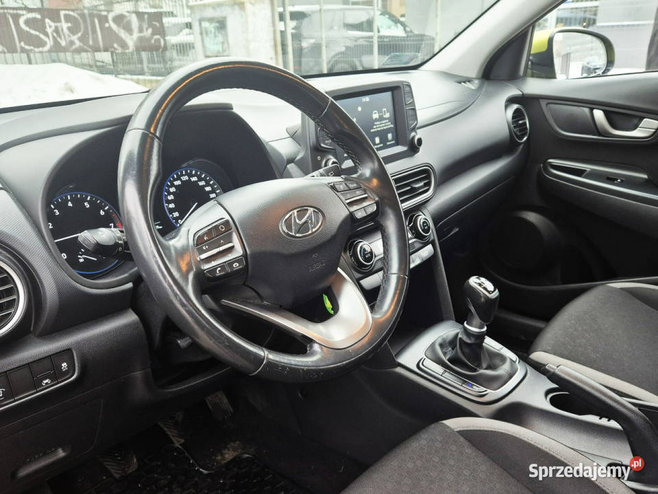 Hyundai Kona 10 TGDI Salon Comfort Serwis ASO zielony łódzkie
