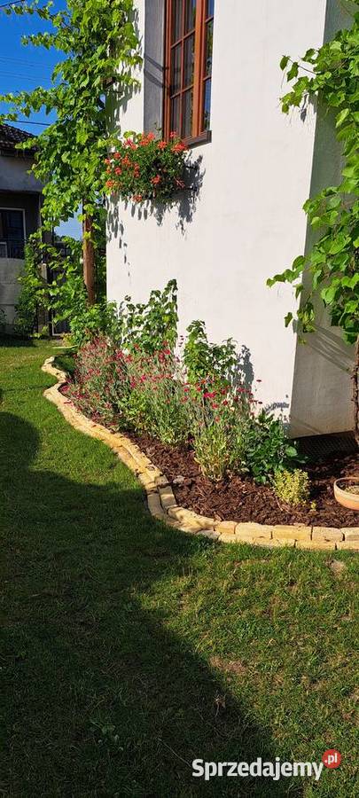 piaskowiec naturalny CEGŁA ogrodzenie mur murek