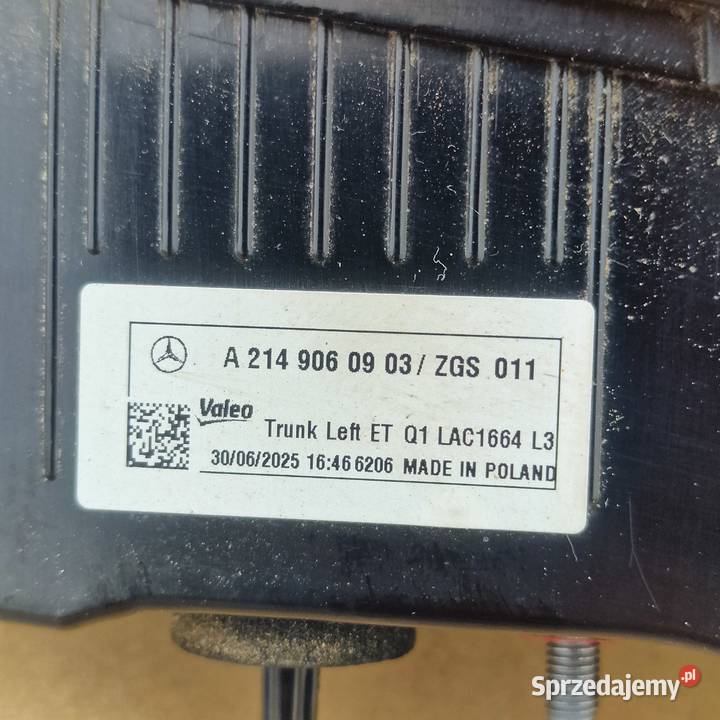 MERCEDES EKLASA W214 KOMBI LAMPA TYŁ LEWA W Lampy tylne lubuskie Bieleń