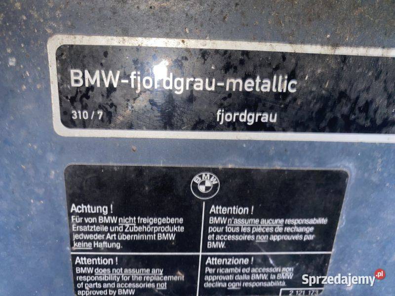 BMW E39 KOMPLETNA MASKA POKRYWA FJORDGRAU 310