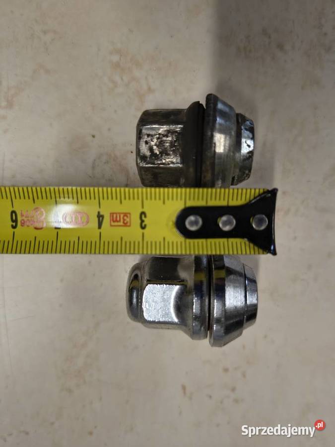 Nakrętkaśruba chrom pełna ALU 12 x 15 klucz 21 Oblęgór