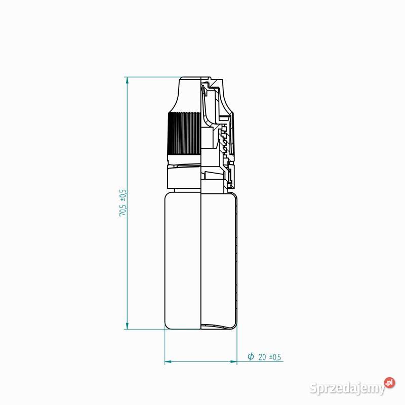 Butelki PET 10ml z zakrętką do perfum olejków Zielona Góra sprzedam