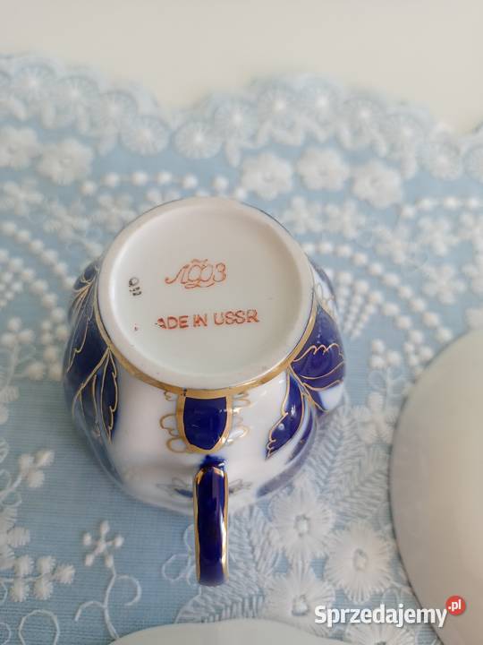 Trio porcelana Łomonosov