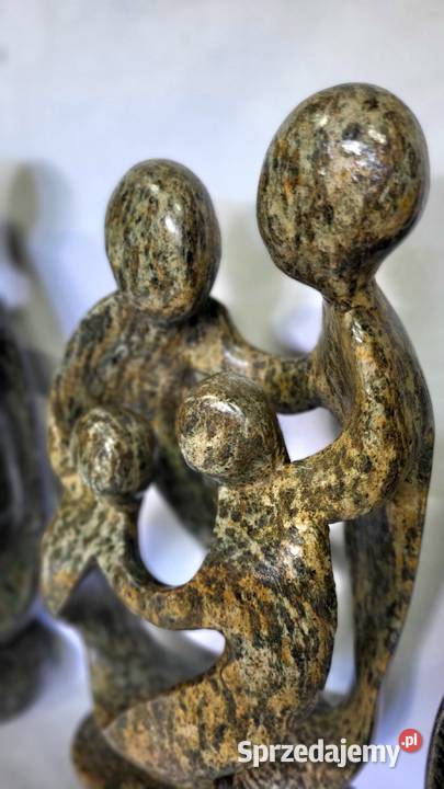 Abstrakt rzeźba afrykańska z kamienia wielokolorowy Lębork sprzedam