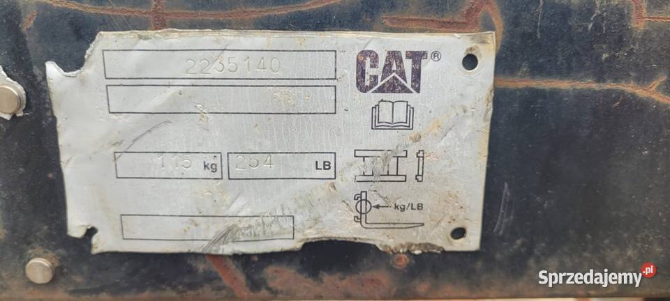 Widły do ładowarki cat oryginalne Koparko ładowarki