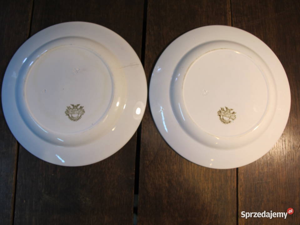 Talerze deserowe Villeroy Boch Dresden kobaltowe Olkusz
