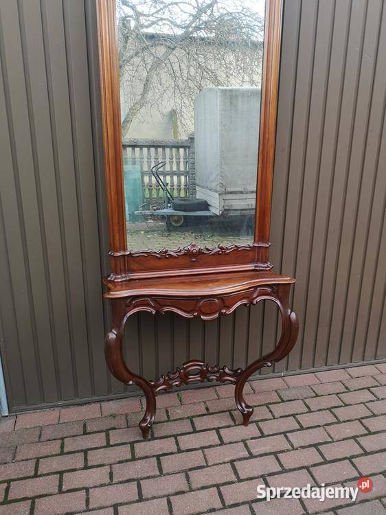 Duże Lustro Ludwik Filip Machoń XIX Wiek Swarzędz