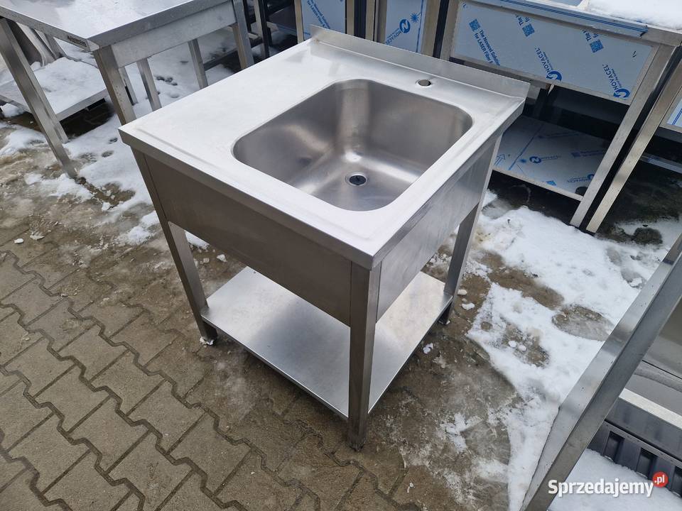 Zlew Gastronomiczny 1 Komorowy Z Półką 707085 Ostrów Wielkopolski sprzedam