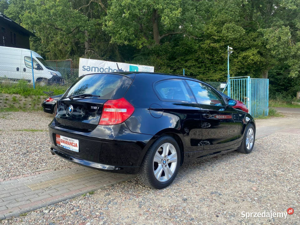 BMW 118 20i 143 klimatronik ładny stan zadbany czujnik deszczu Gdańsk