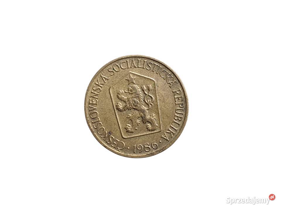 Stara moneta 1 korona Czechosłowacja 1986 antyk śląskie Cieszyn