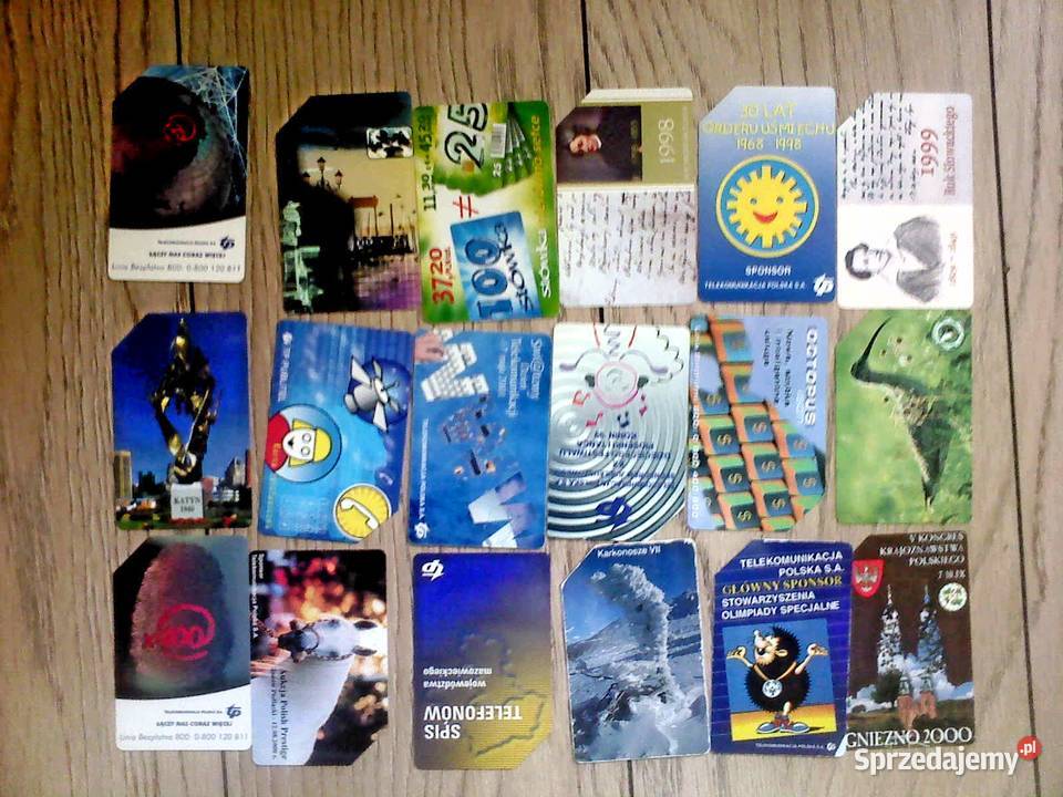 Karty telefoniczne różne duży zestaw Zakopane