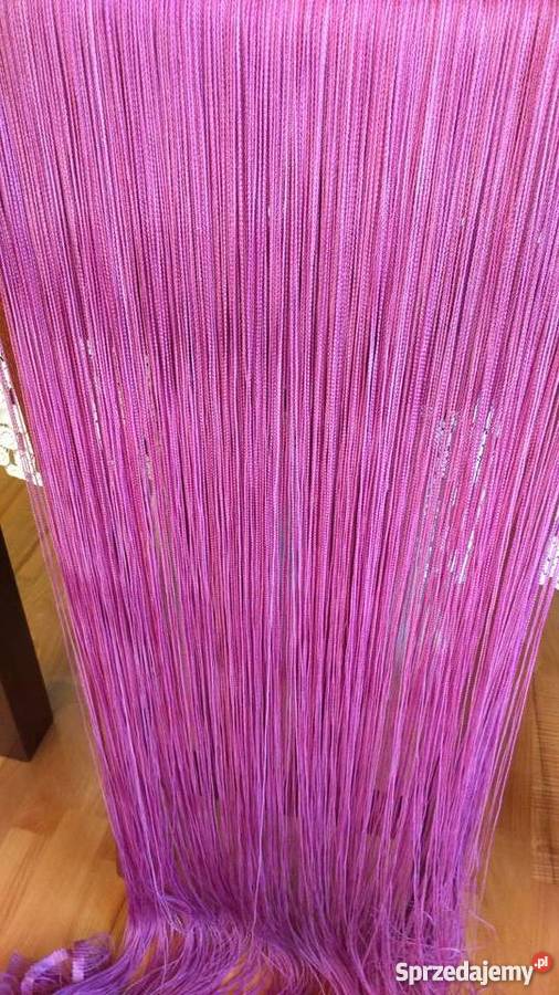 Firana makaron róż malina 290x250 odcienie różowego Radom