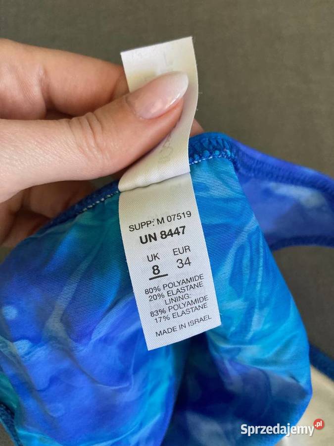 Nowe majtki dół bikini Miss Selfridge niebieskie