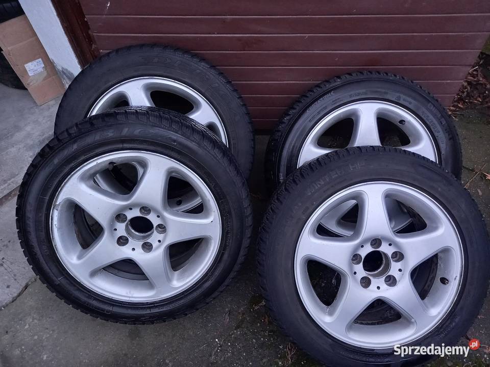 Felgi aluminiowe 5x112 R16 z oponami zimowymi Gliwice sprzedam