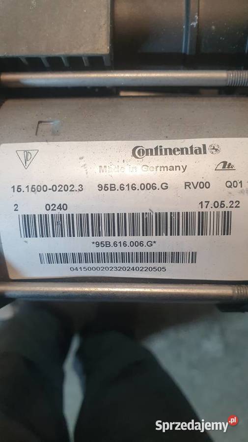 Kompresor zawieszenia pneumatycznego Porsche osobowe