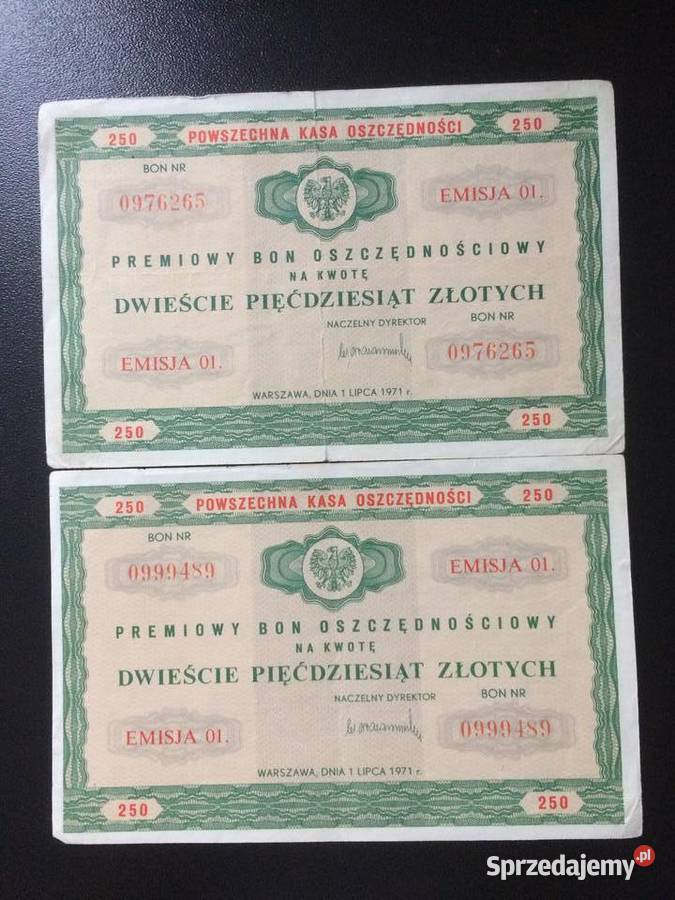 235 Dwa Bony Oszczędnościowe 250 Szczecin
