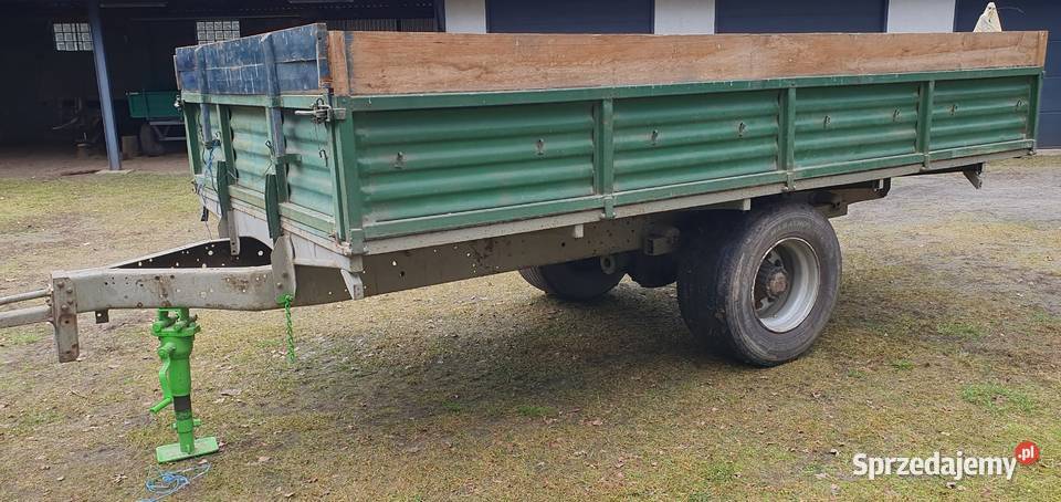 Przyczepa jednoosiowa sztywna star nie wywrotka nieuszkodzony Nowa Brzeźnica