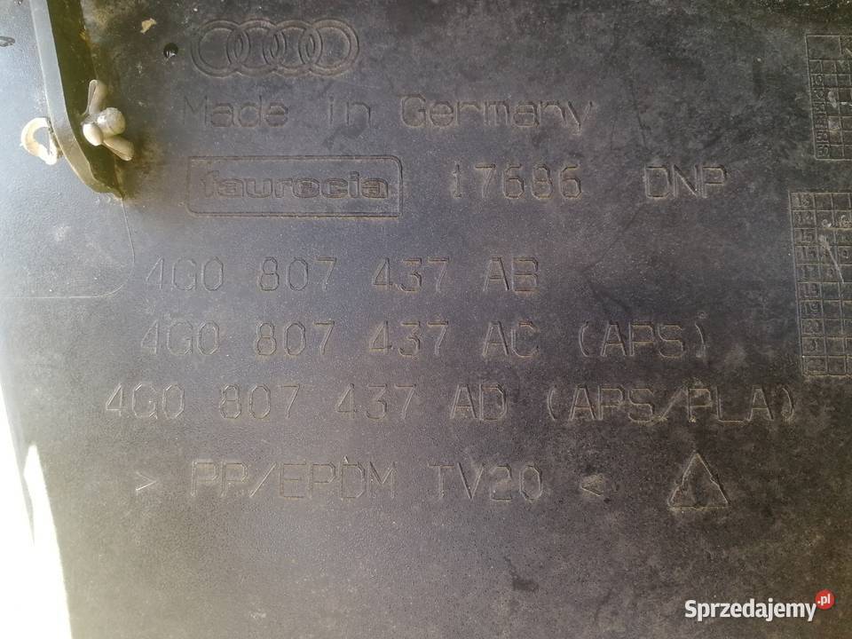 Zaerzak przedni Audi A6 4G0807437 Warszawa