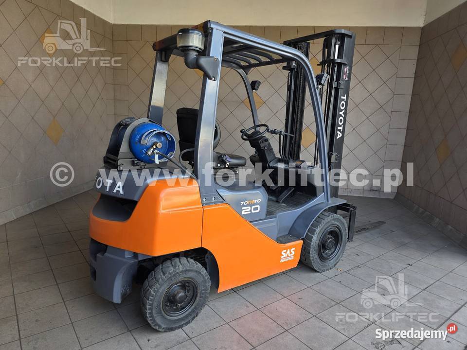 Wózek Widłowy TOYOTA 8FGF20 3700 mm TOYOTA 8FG20