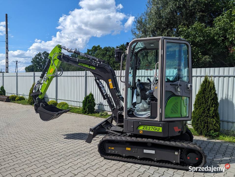 Zoomlion ZE27GU Minikoparka KUBOTA Gwarancja