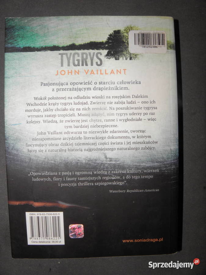 Tygrys Prawdziwa historia o zemście i Proza i poezja Andrychów