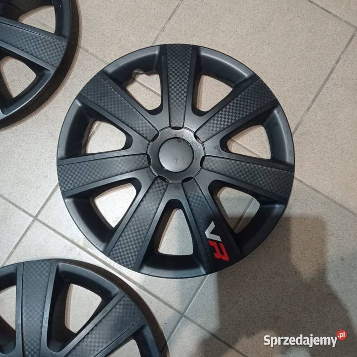 KOŁPAKI VR Carbon Black 14 ALU x 4 Górecki Kamień Pomorski