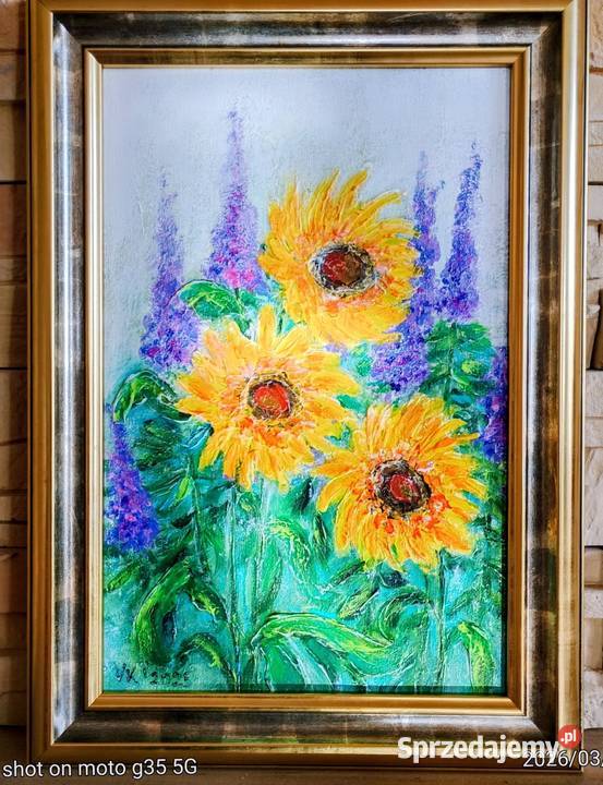 Słoneczniki Malarstwo Bychawka Trzecia sprzedam
