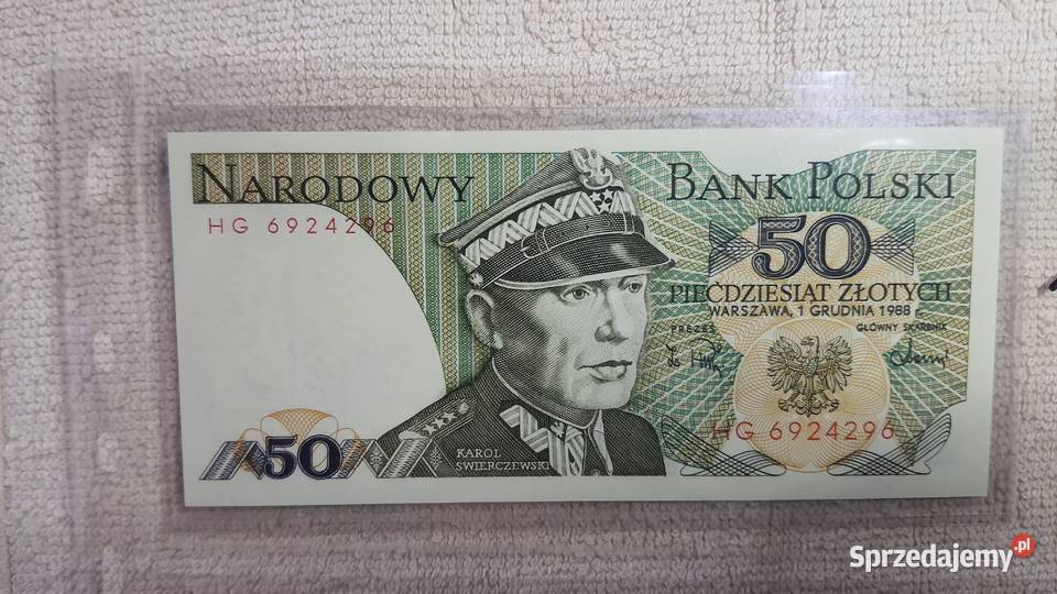 50 Złotych 1988 HG RADAR mazowieckie Warszawa