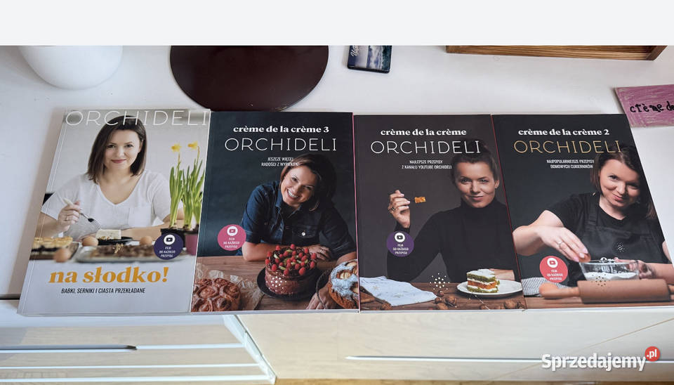 Orchideli 4 książki z autografami Nowe Warszawa