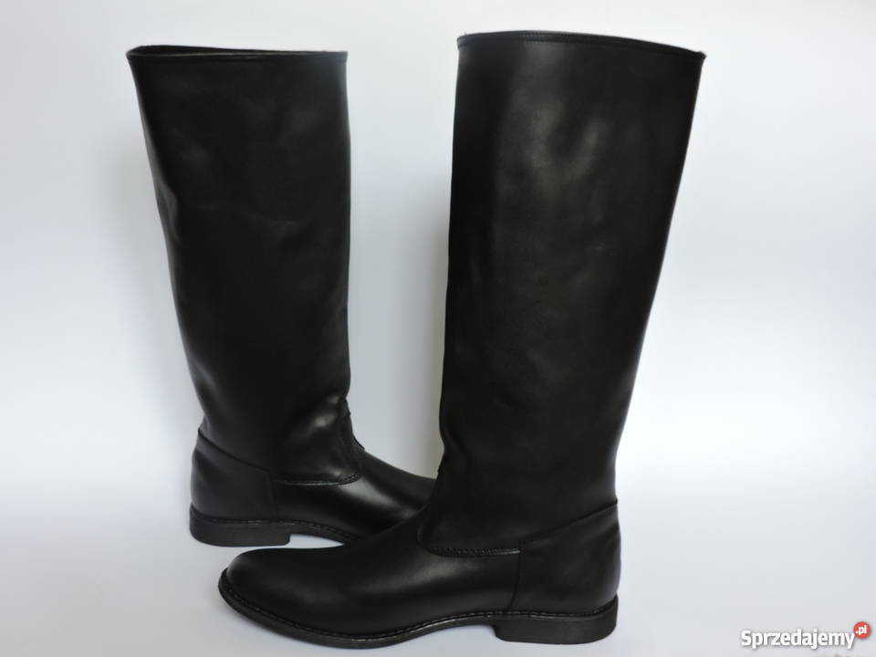 Oficerek wysoki skórzany obuwie ludowe 39 45 27cm Wadowice sprzedam