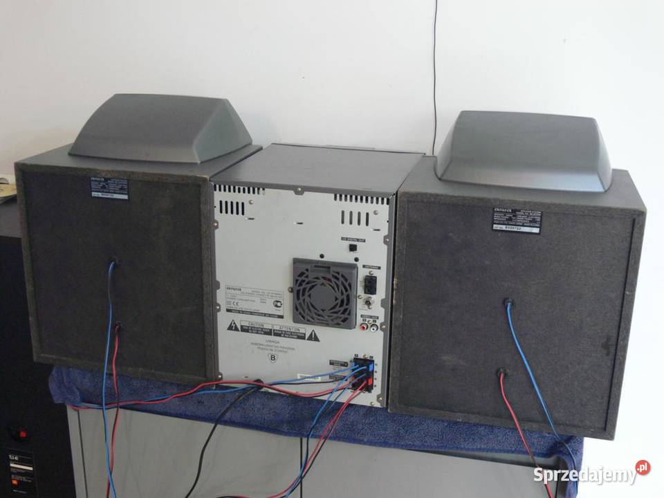 Wieża Aiwa kolumny RDS AUX CD DOSTAWA podkarpackie Jasło