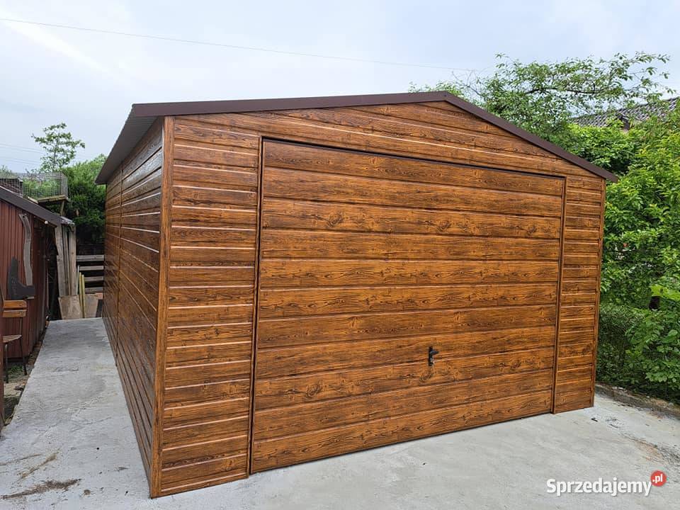 Garaże blaszane na każdy wymiar jednospadowe Brodnica