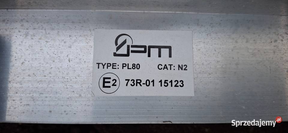 BUS LAWETA SKRZYNIA NAJAZD OSŁONA MIĘDZYOSIOWA lubuskie