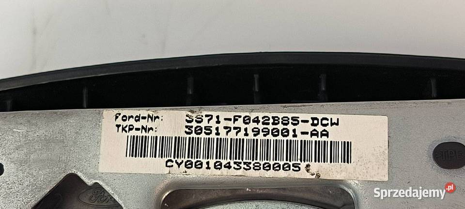 PODUSZKA AIRBAG FORD MONDEO MK3 3S71F042B85DCW Lipno