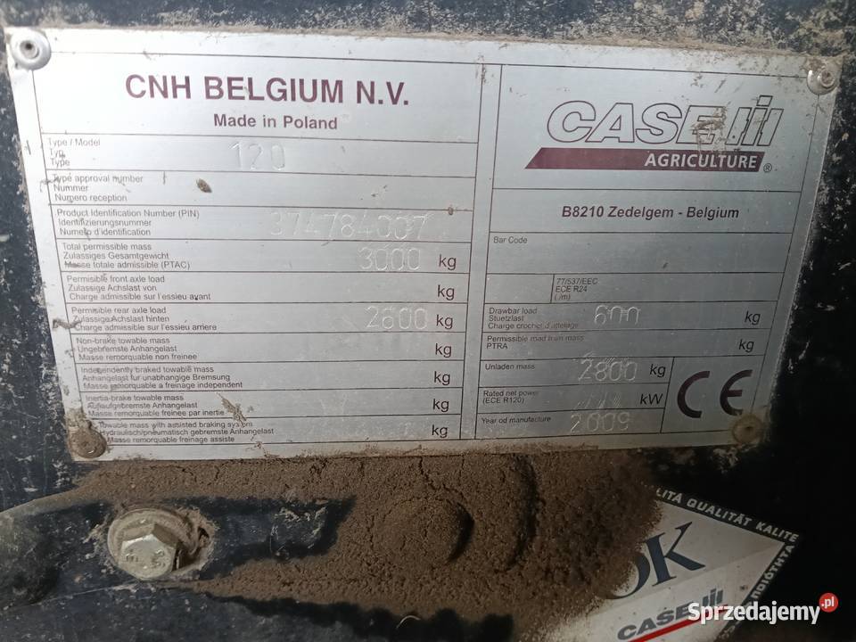 Prasa case RB 344 Owijanie sznurkiem