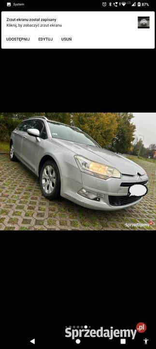 Sprzedam Citroena C5 20 HDI 140 2009r Wersji 4/5 kujawsko-pomorskie