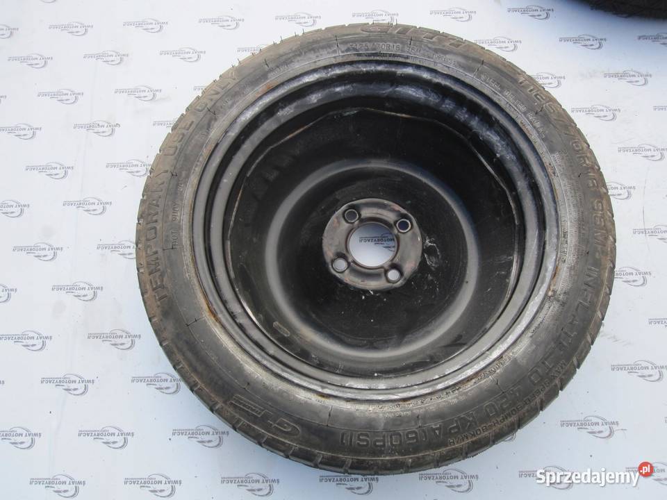 RENAULT CLIO CAPTUR koło dojazdowe 1257016 96M