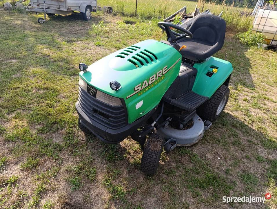 Traktorek kosiarka John Deere z koszem Zawadzkie