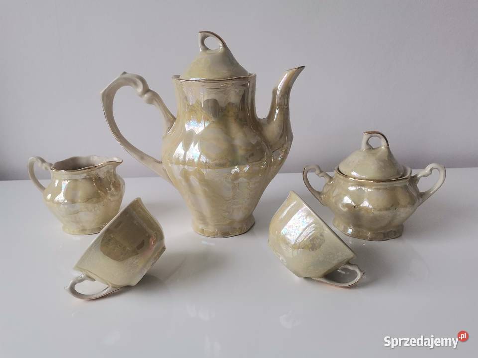 Stara porcelana Chodzież serwis kawowy 1500 Porcelana i szkło Katowice sprzedam