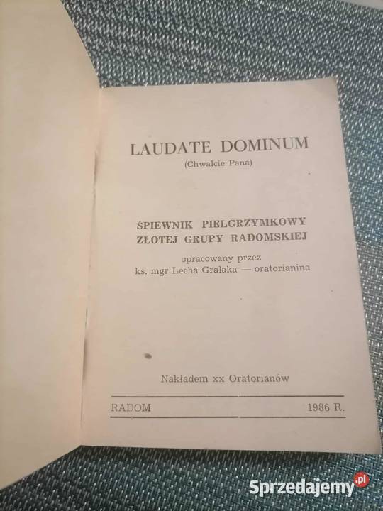 Laudate Dominum Śpiewnik Pielgrzymkowy Złotej dolnośląskie Wałbrzych