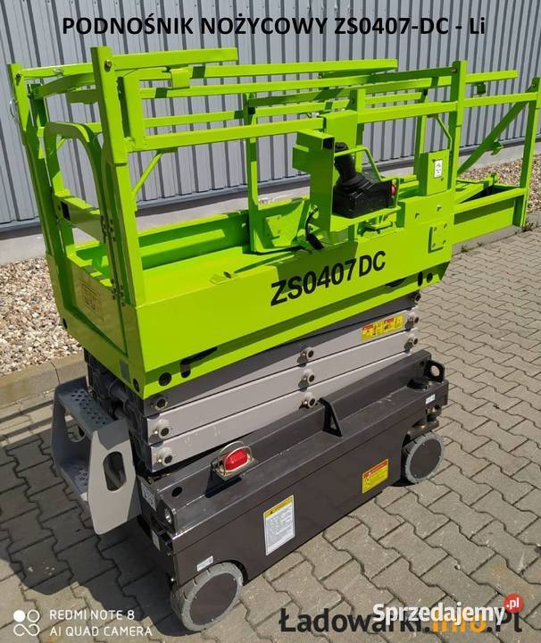 Podnośnik nożycowy ZOOMLION ZS0407 DC 65m