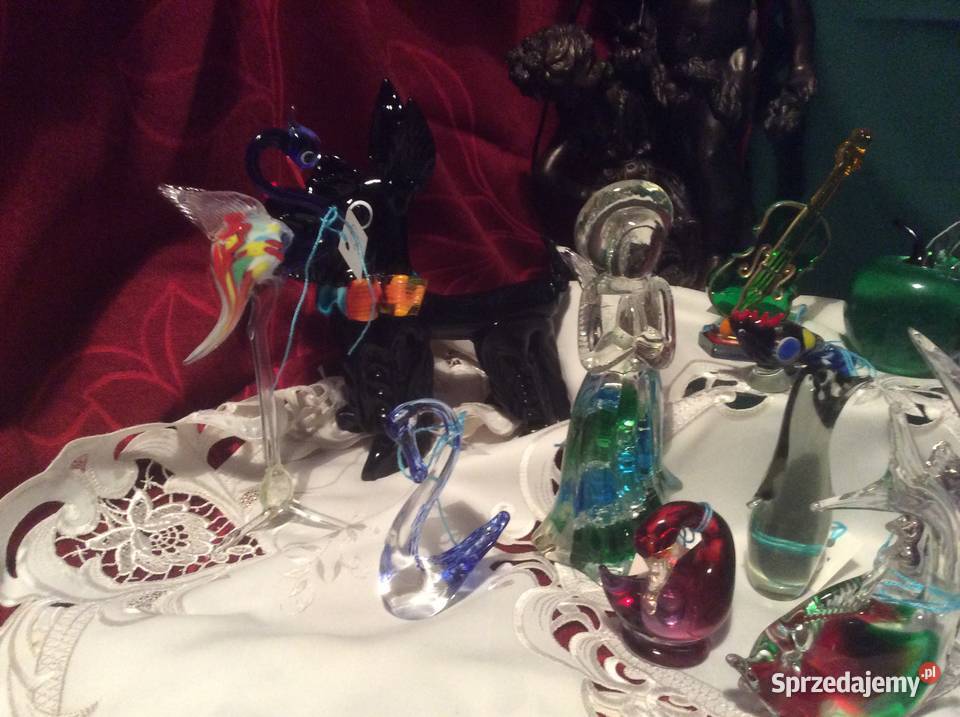 Figurki szklane w stylu murano Poznań