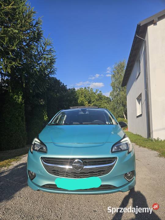 Opel Corsa E 14 turbo benzyna panorama dach full Corsa Myszków