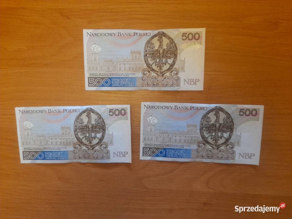 Banknot kolekcjonerski o nominale 500 Oleśnica