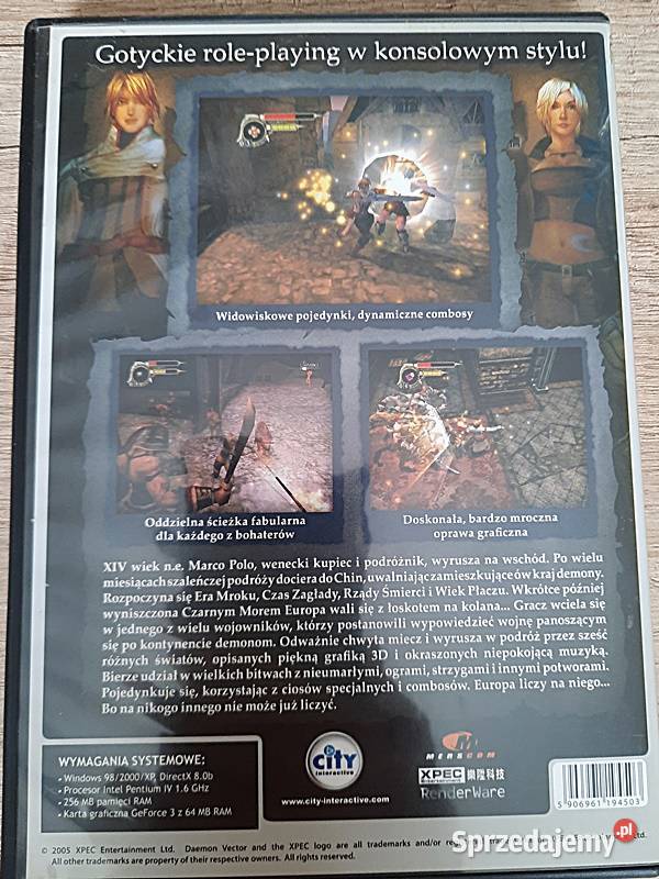 Daemon Vector Królestwo nieumarłych gra PC sprzedam