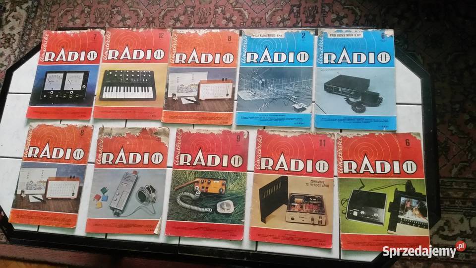 AMATERSKE RADIO 22 sztuki rzadkich egzemplarzy