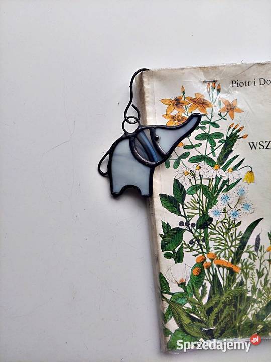 zakładka do książki słoń Teo witraż Piekary Śląskie