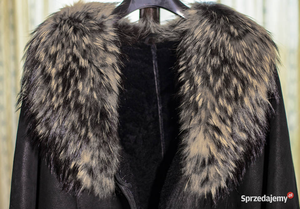 Kurtka zamszowa z lisem